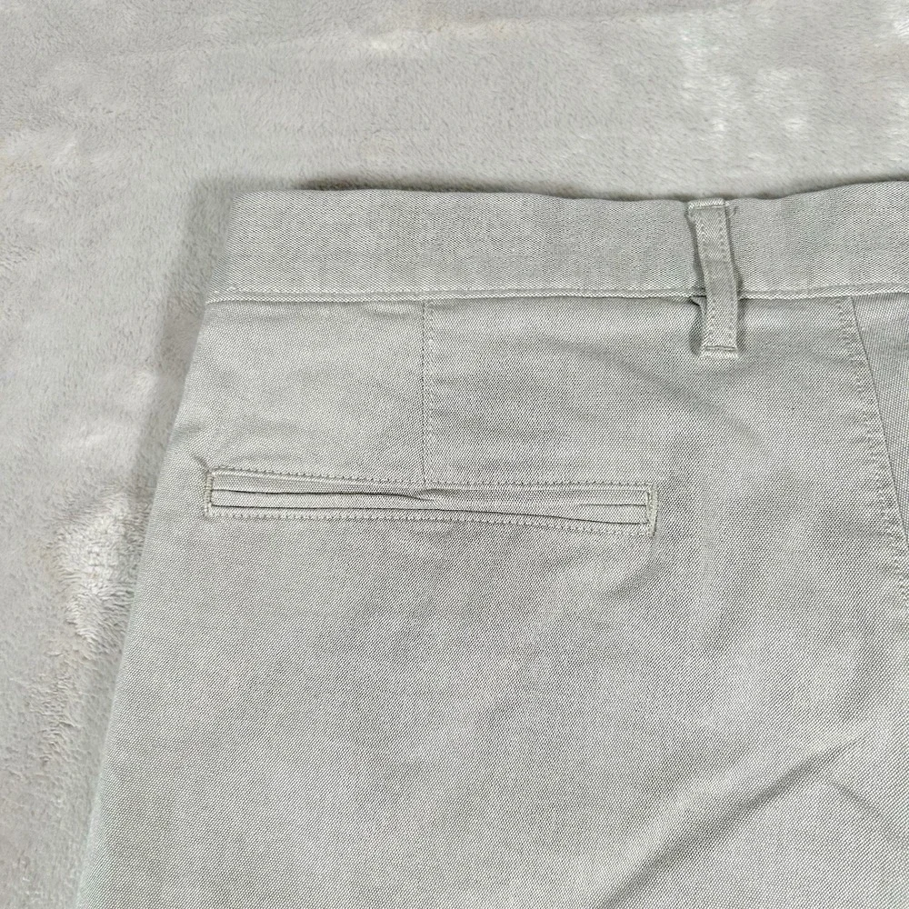 J. Crew Oxford Tech Pants Mens 33x34 Gray 770 Straight Performance Golf Chino